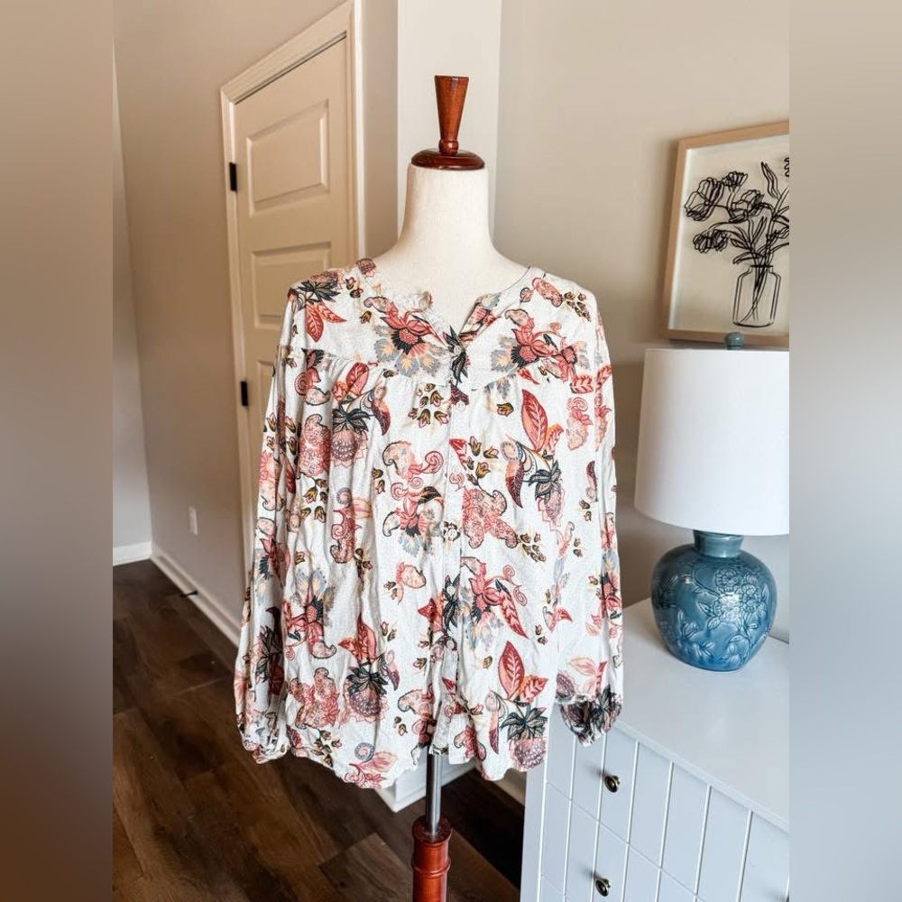 Floral Print Women's Top